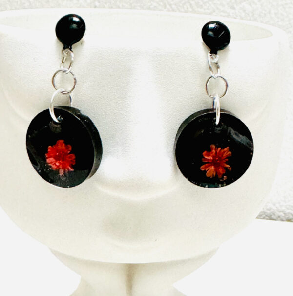 Midnight Bloom Earring