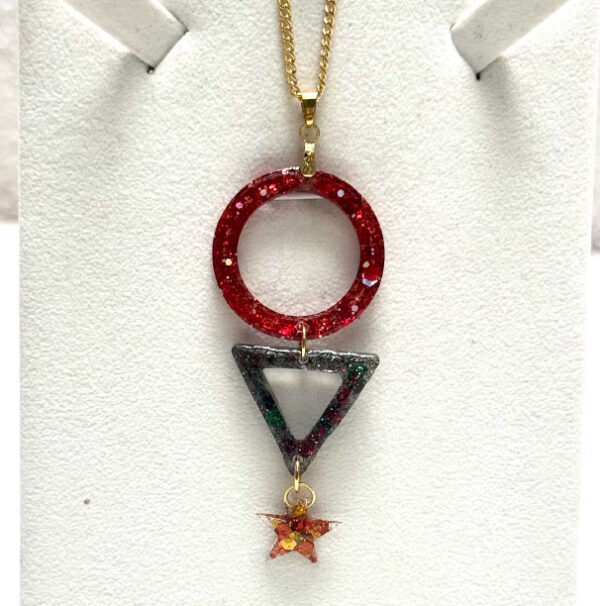 Holiday Geometry Pendant