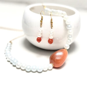 Sunset Pearl Earrings